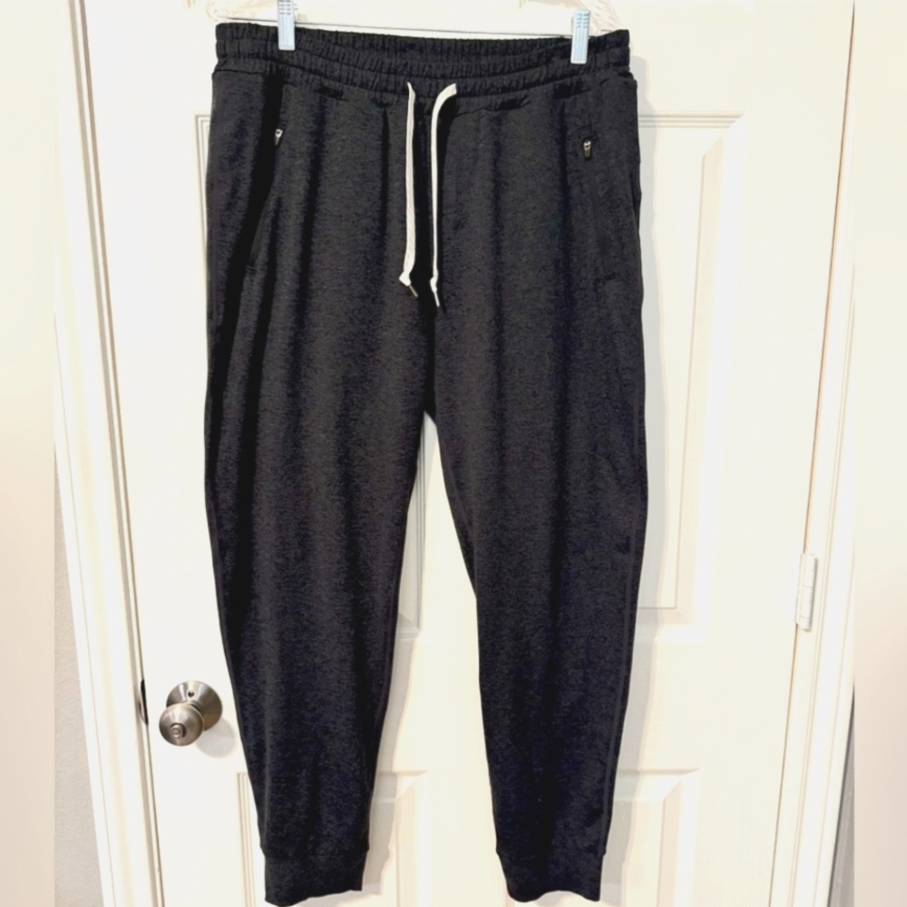 Vuori Ponto Performance Jogger, Charcoal Heather, XL, EUC
